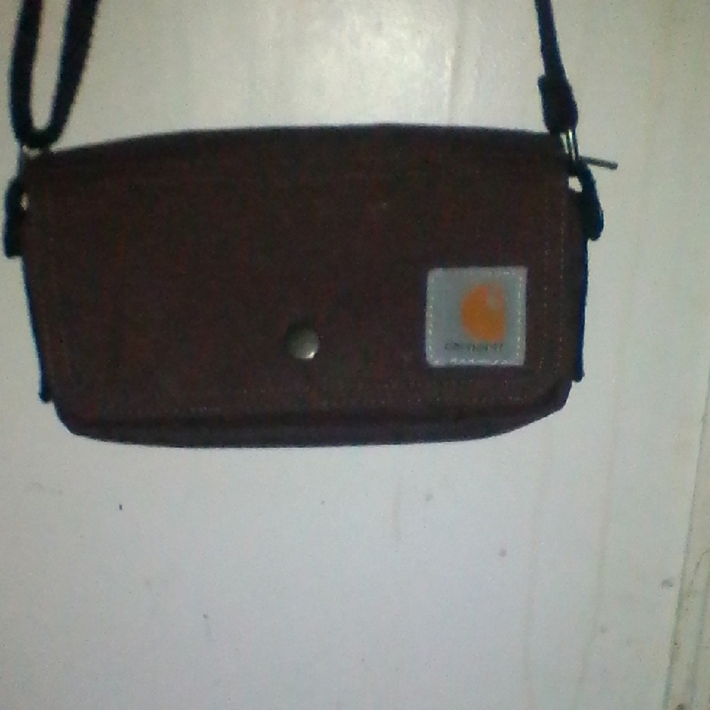 Carhartt Brown Mini Bag Durable Canvas Crossbody